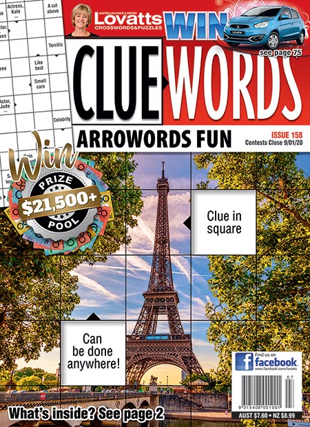Lovatts Cluewords Magazine Subscription-6 Issues